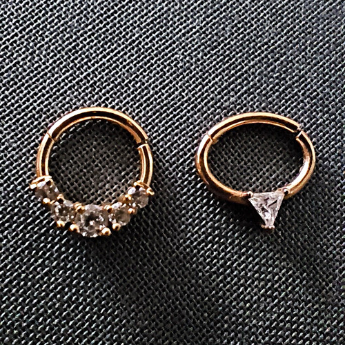 Piercing clicker set - set, stück