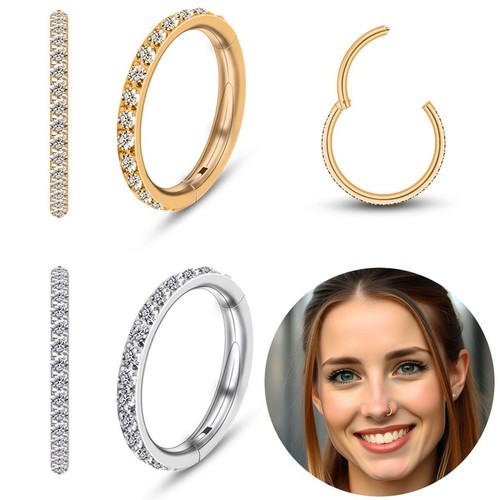 Clicker piercingring septum - piercingring,