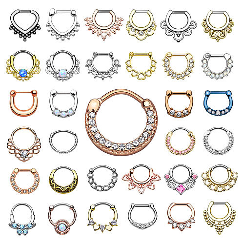 Septum piercing clicker schild - piercing,