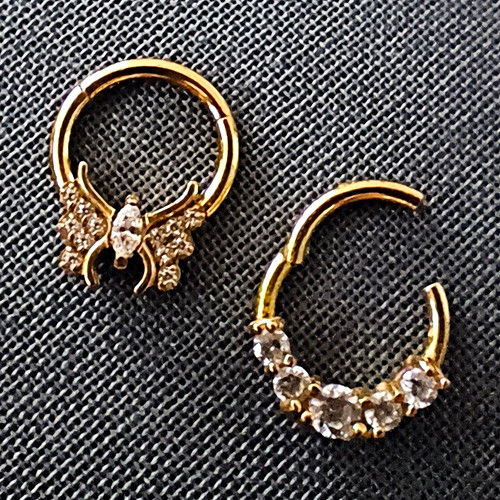 Piercing clicker set - clicker,