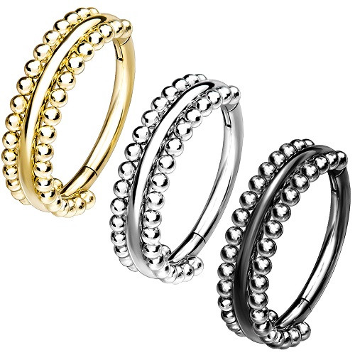 Septum piercing clicker - septum,