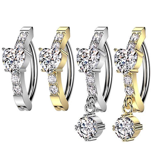 Bauchnabelpiercing clicker - bauchnabelpiercing,