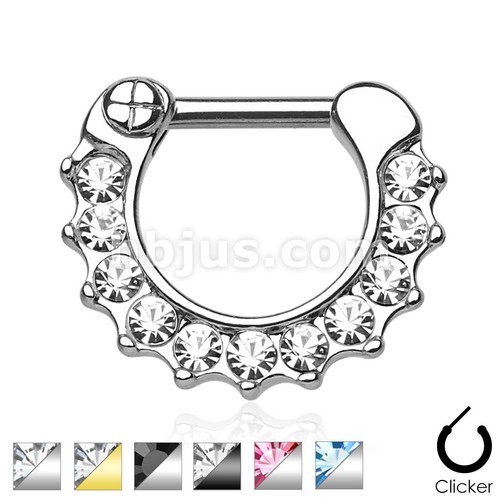 2er set nasenpiercing septum - set,