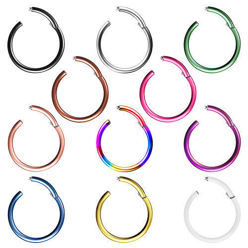 Septum piercing clicker ring - piercing,