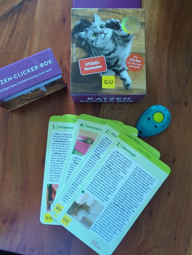 Katzen clicker box mit - gu,