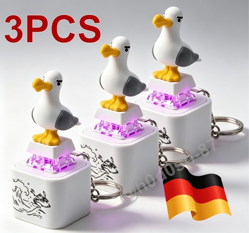 Seagull mine keychain - mine, keychain,button