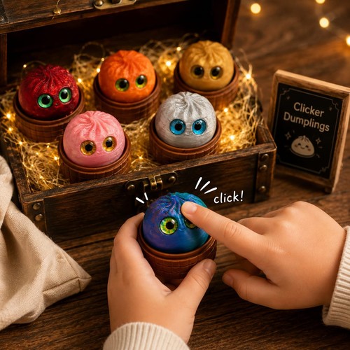 Clicker dumplings fidget - dumplings, |