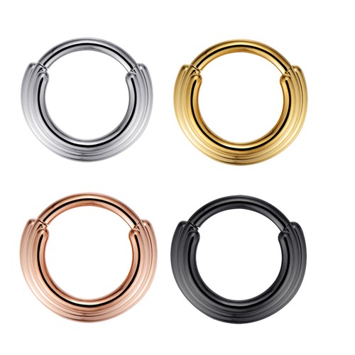 2mm gold septum clicker - clicker, 3