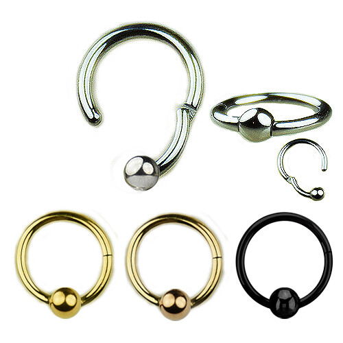 Stahl clicker kugel - kugel, hinged