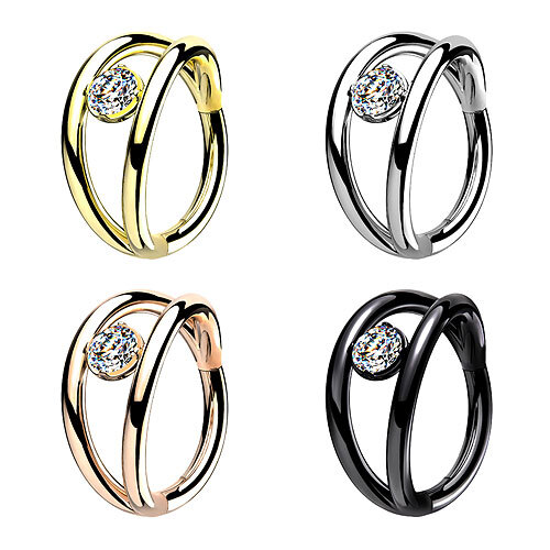 Ohr knorpel doppel ring septum - ohr,