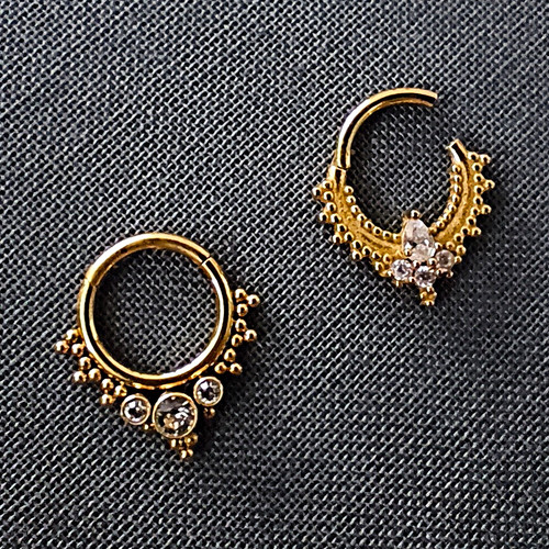 Piercing clicker set stück - set, 2