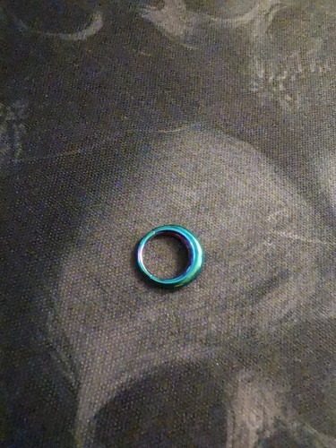 Titan piercing ring - piercing, anodisiert