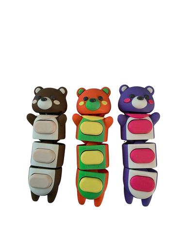 Flexi long bear clicker fidget - flexi,