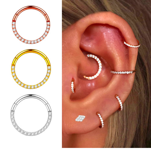 Piercing titan segment ring - piercing,
