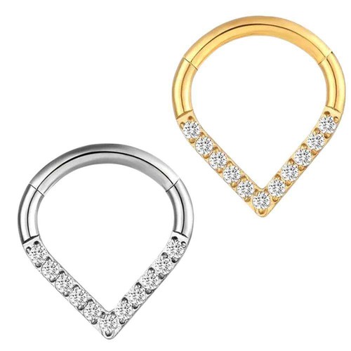 Titan septum piercing clicker - septum,