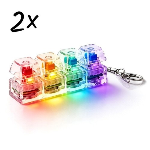 2xfidget clicker licht led - clicker,